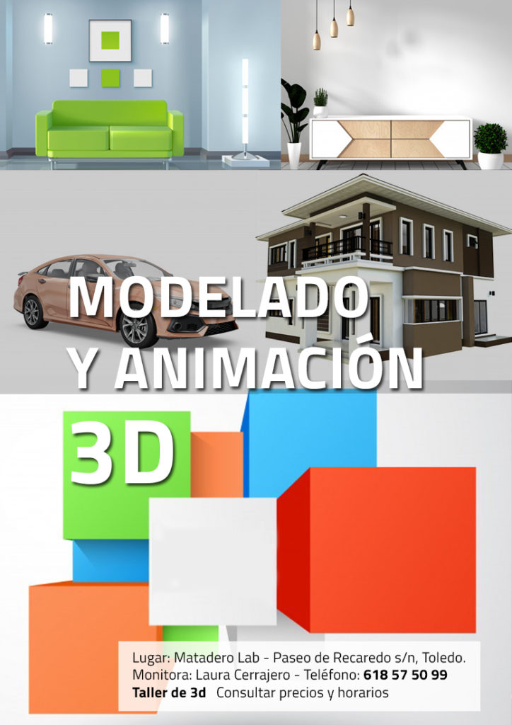 curso de 3d y modelado en Toledo