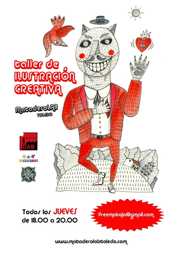 cartel taller ilustración creativa