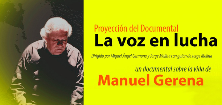 Documental “La voz en lucha” + Concierto Manuel Gerena