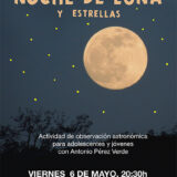 Noche de Luna y estrellas