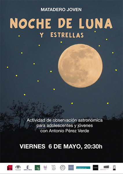 Noche de Luna y estrellas