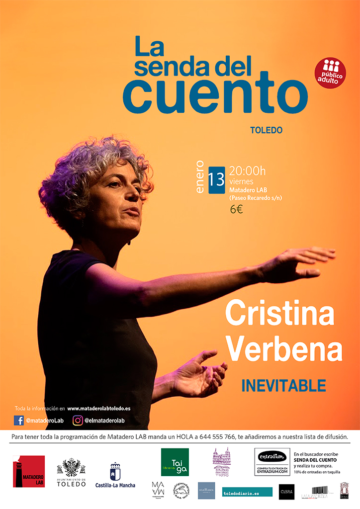 Cuentos para público joven y adulto con Cristina Verbena