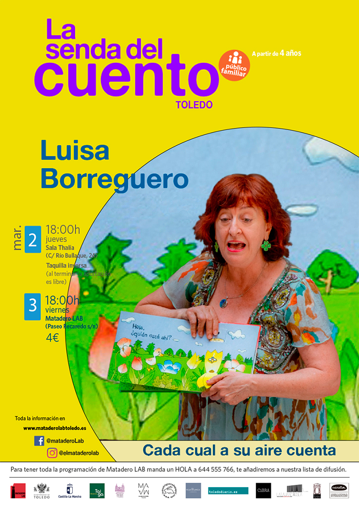 Cuentos para público familiar con LUISA BORREGUERO