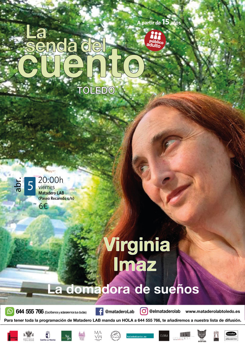 Cuentos para público adulto y joven con Virginia Imaz