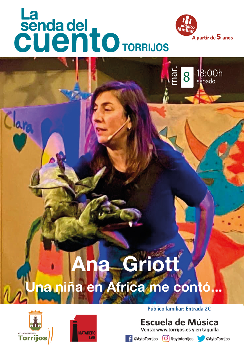 Cuentos para público familiar con Ana Griott